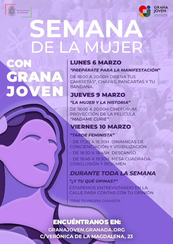 SEMANA DE LA MUJER Granajoven. 